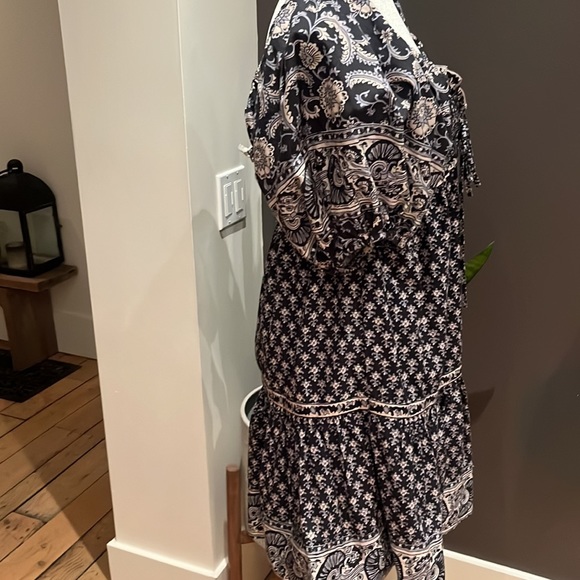 Sea New York Cotton Puff Sleeve Sundress w/ Smocking Small - Picture 5 of 10